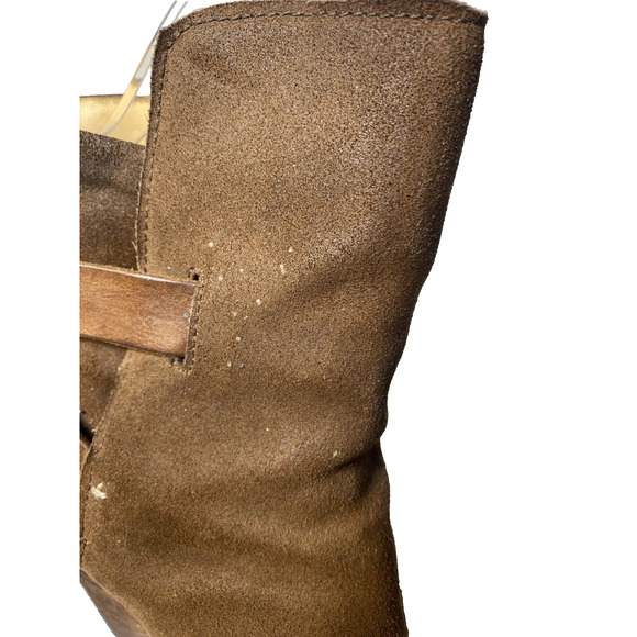 Rag & Bone Harrow Bootie Nubuck Suede Brown Womens Sz 8.5. - Picture 7 of 9